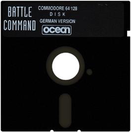 Cartridge artwork for Battle Command (Ocean) on the Commodore 64.