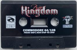 Cartridge artwork for Battle Kingdom on the Commodore 64.