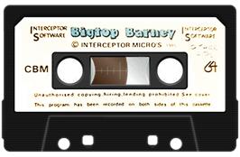 Cartridge artwork for Bigtop Barney on the Commodore 64.