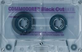 Cartridge artwork for Black Out on the Commodore 64.
