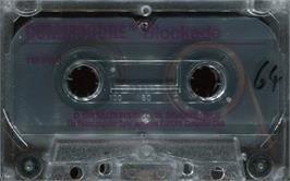 Cartridge artwork for Blockade (Europa Computer-Club) on the Commodore 64.
