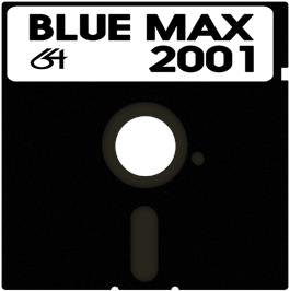 Cartridge artwork for Blue Max 2001 on the Commodore 64.