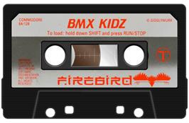 Cartridge artwork for Bmx Kidz on the Commodore 64.