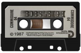 Cartridge artwork for Bobsleigh on the Commodore 64.