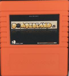 Cartridge artwork for Bomberland on the Commodore 64.