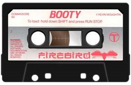 Cartridge artwork for Booty on the Commodore 64.