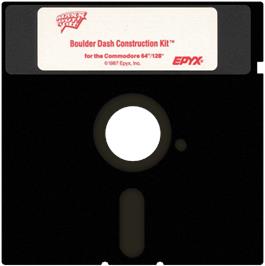 Cartridge artwork for Boulder Dash DTV on the Commodore 64.
