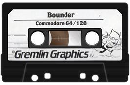 Cartridge artwork for Bounder on the Commodore 64.