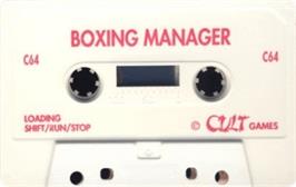 Cartridge artwork for Boxing Manager on the Commodore 64.
