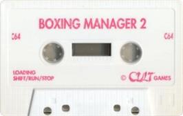 Cartridge artwork for Boxing Manager 2 on the Commodore 64.