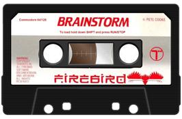 Cartridge artwork for Brainstorm (Preview) on the Commodore 64.