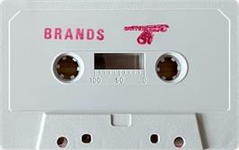 Cartridge artwork for Brands Deluxe on the Commodore 64.