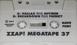 Cartridge artwork for Break Down on the Commodore 64.