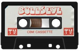 Cartridge artwork for Bull's Eye on the Commodore 64.