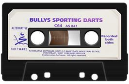 Cartridge artwork for Bully's Sporting Darts on the Commodore 64.