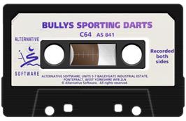 Cartridge artwork for Bully's Sporting Darts on the Commodore 64.