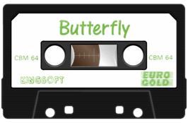 Cartridge artwork for Butterfly (Commodore Horizons Magazine) on the Commodore 64.