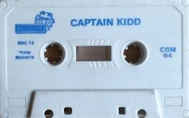 Cartridge artwork for Capt'n Kidd on the Commodore 64.