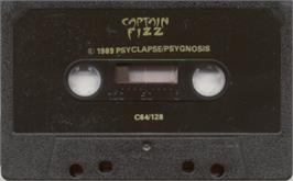 Cartridge artwork for Captain Fizz Meets the Blaster-Trons on the Commodore 64.