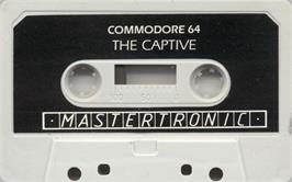Cartridge artwork for Captive on the Commodore 64.