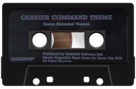 Cartridge artwork for Carrier Command on the Commodore 64.