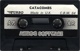 Cartridge artwork for Catacombs (Ahoy!) on the Commodore 64.