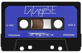 Cartridge artwork for Catalypse on the Commodore 64.