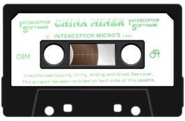Cartridge artwork for China Miner on the Commodore 64.