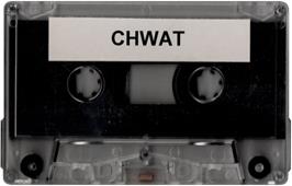 Cartridge artwork for Chwat on the Commodore 64.