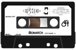 Cartridge artwork for Ciphoid 9 on the Commodore 64.