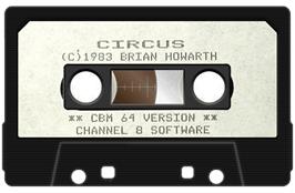 Cartridge artwork for Circus (Cymbal) on the Commodore 64.