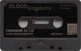 Cartridge artwork for Cloud Kingdoms on the Commodore 64.