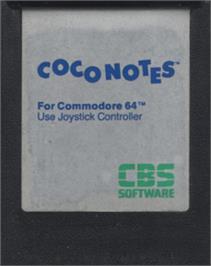 Cartridge artwork for Coco-notes on the Commodore 64.