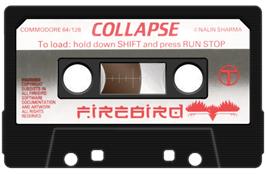 Cartridge artwork for Collapse on the Commodore 64.
