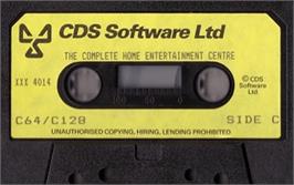 Cartridge artwork for Colossus Bridge 4 on the Commodore 64.