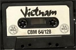 Cartridge artwork for Conflict in Vietnam on the Commodore 64.