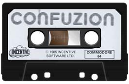 Cartridge artwork for Confuzion on the Commodore 64.