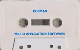 Cartridge artwork for Corman on the Commodore 64.