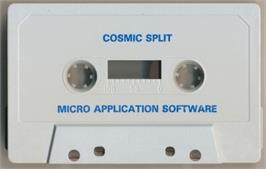 Cartridge artwork for Cosmic Split (Computer Odyssey) on the Commodore 64.