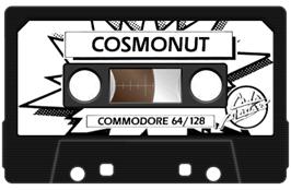 Cartridge artwork for Cosmonut on the Commodore 64.