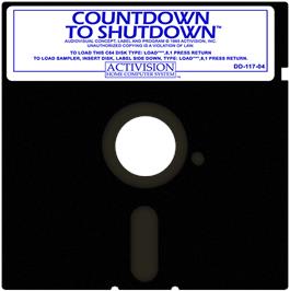 Cartridge artwork for Countdown To Shutdown on the Commodore 64.