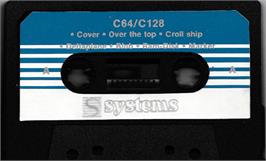 Cartridge artwork for Croll Ship on the Commodore 64.