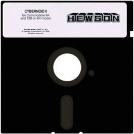 Cartridge artwork for Cybernoid 2: The Revenge on the Commodore 64.