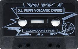 Cartridge artwork for DJ Puff on the Commodore 64.