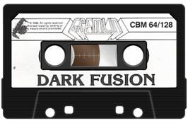 Cartridge artwork for Dark Fusion on the Commodore 64.