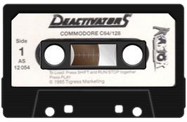 Cartridge artwork for Deactivators on the Commodore 64.