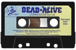 Cartridge artwork for Dead Or Alive on the Commodore 64.