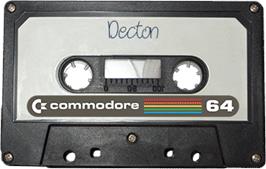 Cartridge artwork for Decton on the Commodore 64.