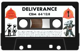 Cartridge artwork for Deliverance: Stormlord II on the Commodore 64.