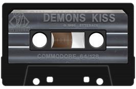 Cartridge artwork for Demon's Kiss on the Commodore 64.